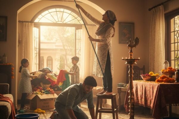 दिवाली की सफाई: घर को चमकाने के 10 आसान और असरदार तरीके (Diwali Cleaning: 10 Easy and Effective Ways)