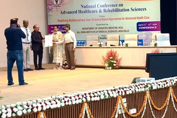 बीएमसी सागर की डॉ. अर्चना वर्मा AIIMS में सम्मानित