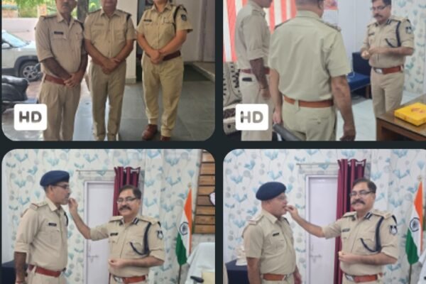 पुलिस महानिरीक्षक कार्यालय सागर जोन के दो अधिकारियों को पदोन्नति, पुलिस परिवार में हर्ष का माहौल सागर, 19 मई 2026 पुलिस महानिरीक्षक कार्यालय, सागर जोन, सागर में पदस्थ वरिष्ठ एवं कर्तव्यनिष्ठ अधिकारियों श्री मनोज कुमार शर्मा एवं श्री मनोज कुमार दुबे को वरिष्ठ श्रेणी शीघ्रलेखक से प्रवर श्रेणी शीघ्रलेखक के पद पर पदोन्नत किए जाने पर पुलिस विभाग में हर्ष एवं गौरव का वातावरण निर्मित हुआ है। यह पदोन्नति उनकी उत्कृष्ट कार्यशैली, प्रशासनिक दक्षता, अनुशासन, समर्पण एवं लंबे समय से विभाग के प्रति दिए जा रहे उत्कृष्ट योगदान का परिणाम मानी जा रही है। दोनों अधिकारियों ने अपने कार्यकाल के दौरान पुलिस प्रशासन की विभिन्न महत्वपूर्ण जिम्मेदारियों का सफलतापूर्वक निर्वहन करते हुए अपनी कार्यकुशलता एवं प्रतिबद्धता का परिचय दिया है। इस अवसर पर पुलिस महानिरीक्षक सागर जोन सागर श्री मिथिलेश शुक्ला पुलिस उपमहानिरीक्षक सागर रेंज सागर श्री श श्री शशीन्द्र चौहान सहित जिले के समस्त वरिष्ठ अधिकारियों, सहकर्मियों, स्टेनो डीआईजी श्रीमती सुषमा सिंह, मित्रों एवं परिचितों द्वारा दोनों अधिकारियों को हार्दिक शुभकामनाएं एवं बधाइयाँ प्रेषित की गईं। सभी अधिकारियों एवं कर्मचारियों ने विश्वास व्यक्त किया कि श्री मनोज कुमार शर्मा एवं श्री मनोज कुमार दुबे भविष्य में भी अपनी कार्यकुशलता, अनुभव एवं प्रशासनिक क्षमता से पुलिस विभाग की गरिमा को और अधिक ऊँचाइयों तक पहुँचाने में महत्वपूर्ण भूमिका निभाते रहेंगे। विशेष उल्लेखनीय है कि पदोन्नति उपरांत भी दोनों अधिकारी वर्तमान पदस्थापना स्थल पुलिस महानिरीक्षक कार्यालय, सागर जोन, सागर में ही अपनी सेवाएँ देते रहेंगे, जिससे कार्यालयीन कार्यों की निरंतरता एवं प्रशासनिक दक्षता को और मजबूती मिलेगी।