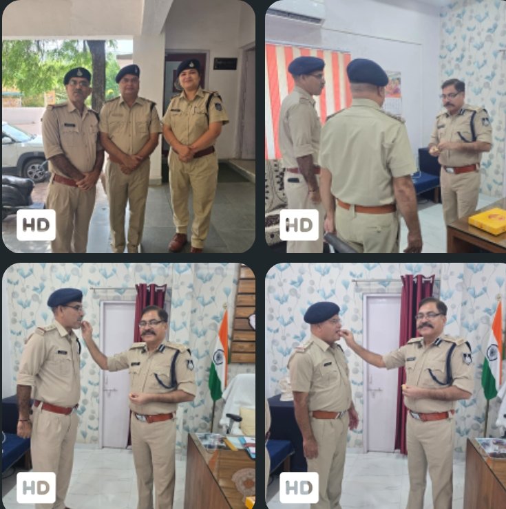 पुलिस महानिरीक्षक कार्यालय सागर जोन के दो अधिकारियों को पदोन्नति, पुलिस परिवार में हर्ष का माहौल सागर, 19 मई 2026 पुलिस महानिरीक्षक कार्यालय, सागर जोन, सागर में पदस्थ वरिष्ठ एवं कर्तव्यनिष्ठ अधिकारियों श्री मनोज कुमार शर्मा एवं श्री मनोज कुमार दुबे को वरिष्ठ श्रेणी शीघ्रलेखक से प्रवर श्रेणी शीघ्रलेखक के पद पर पदोन्नत किए जाने पर पुलिस विभाग में हर्ष एवं गौरव का वातावरण निर्मित हुआ है। यह पदोन्नति उनकी उत्कृष्ट कार्यशैली, प्रशासनिक दक्षता, अनुशासन, समर्पण एवं लंबे समय से विभाग के प्रति दिए जा रहे उत्कृष्ट योगदान का परिणाम मानी जा रही है। दोनों अधिकारियों ने अपने कार्यकाल के दौरान पुलिस प्रशासन की विभिन्न महत्वपूर्ण जिम्मेदारियों का सफलतापूर्वक निर्वहन करते हुए अपनी कार्यकुशलता एवं प्रतिबद्धता का परिचय दिया है। इस अवसर पर पुलिस महानिरीक्षक सागर जोन सागर श्री मिथिलेश शुक्ला पुलिस उपमहानिरीक्षक सागर रेंज सागर श्री श श्री शशीन्द्र चौहान सहित जिले के समस्त वरिष्ठ अधिकारियों, सहकर्मियों, स्टेनो डीआईजी श्रीमती सुषमा सिंह, मित्रों एवं परिचितों द्वारा दोनों अधिकारियों को हार्दिक शुभकामनाएं एवं बधाइयाँ प्रेषित की गईं। सभी अधिकारियों एवं कर्मचारियों ने विश्वास व्यक्त किया कि श्री मनोज कुमार शर्मा एवं श्री मनोज कुमार दुबे भविष्य में भी अपनी कार्यकुशलता, अनुभव एवं प्रशासनिक क्षमता से पुलिस विभाग की गरिमा को और अधिक ऊँचाइयों तक पहुँचाने में महत्वपूर्ण भूमिका निभाते रहेंगे। विशेष उल्लेखनीय है कि पदोन्नति उपरांत भी दोनों अधिकारी वर्तमान पदस्थापना स्थल पुलिस महानिरीक्षक कार्यालय, सागर जोन, सागर में ही अपनी सेवाएँ देते रहेंगे, जिससे कार्यालयीन कार्यों की निरंतरता एवं प्रशासनिक दक्षता को और मजबूती मिलेगी।