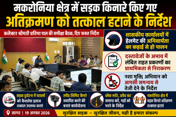 शासकीय कार्यालयों में हेलमेट की अनिवार्यता के आदेशों का कड़ाई से हो पालन — कलेक्टर   दस्तावेजों के अभाव में लंबित राहत प्रकरणों का प्राथमिकता से हो निराकरण— कलेक्टर
